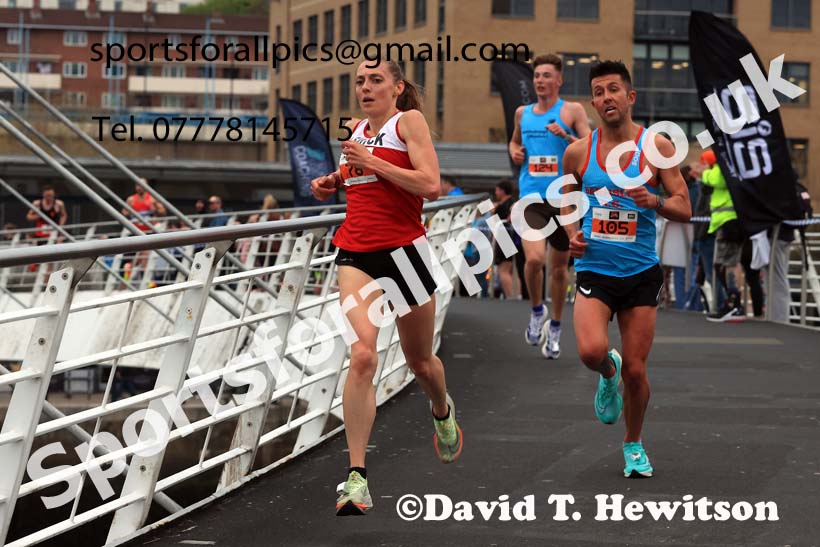 The 2025 Quayside 5k, Newcastle-Gateshead, Wednesday, April 23rd. Photo: David T. Hewitson/Sports for All Pics